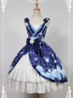 Haunted Night Snow Woman Classic Lolita Jumperskirt