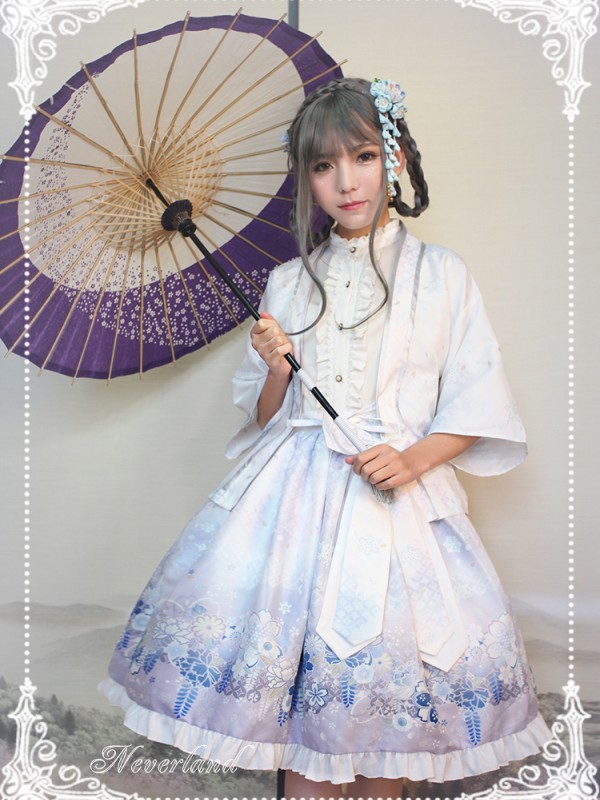 Haunted Night Snow Woman Classic Lolita Jumperskirt