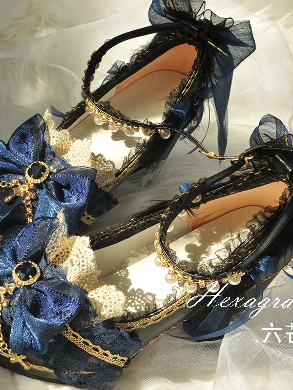 Hexagram - Dream Back to Versailles Lolita Shoes