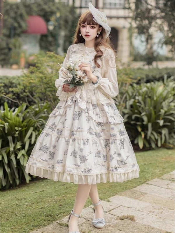 【Holy Song Rose】~Lolita Jumperskirt~Elegant dress 【Holy Song Rose】~Lolita Jumperskirt~Elegant dress