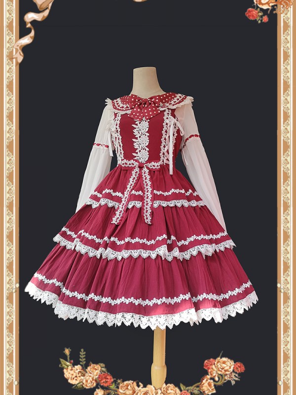 INFANTA Three Section Cake Tree JSK Autumn Dress