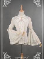 Ice Prism Chiffon Long Trumpet Sleeve Blouse Ice Prism Chiffon Long Trumpet Sleeve Blouse