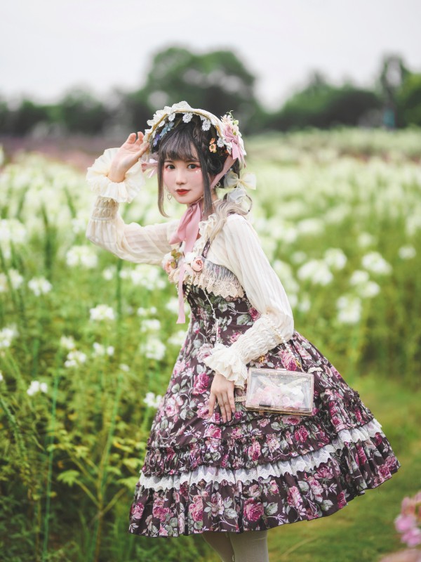 Infanta - Rose Wall Elegant Jumperskirt Infanta - Rose Wall Elegant Jumperskirt