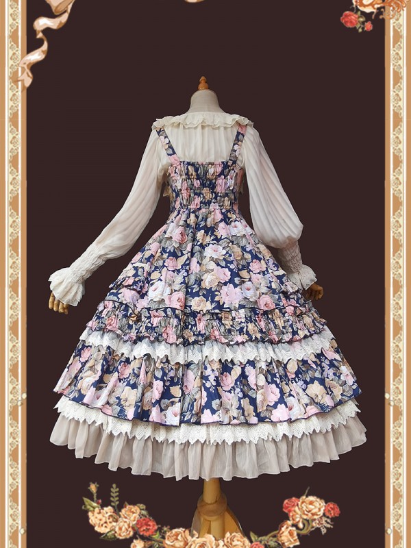 Infanta - Rose Wall Elegant Jumperskirt Infanta - Rose Wall Elegant Jumperskirt
