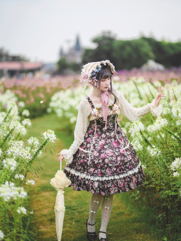 Infanta - Rose Wall Elegant Jumperskirt Infanta - Rose Wall Elegant Jumperskirt