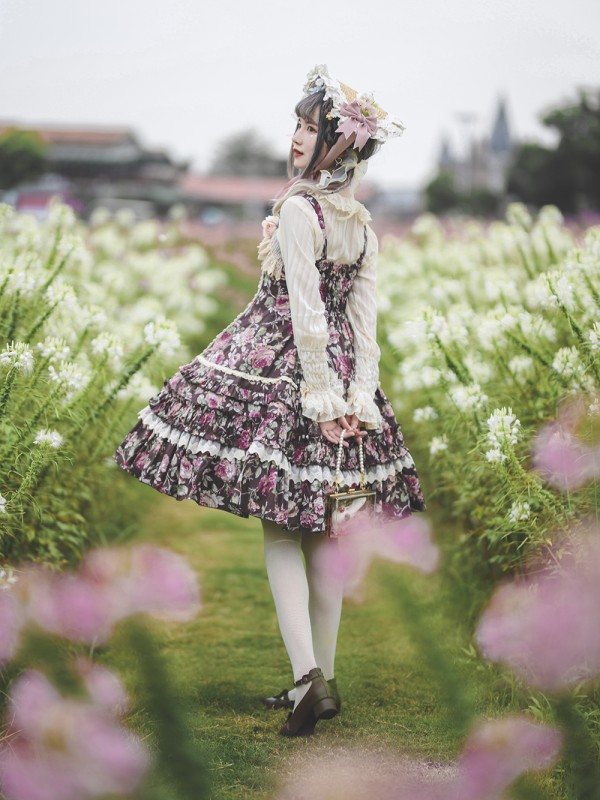 Infanta - Rose Wall Elegant Jumperskirt Infanta - Rose Wall Elegant Jumperskirt