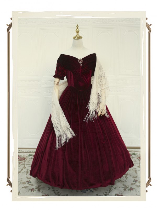 Isabella Vintage Gown One-piece