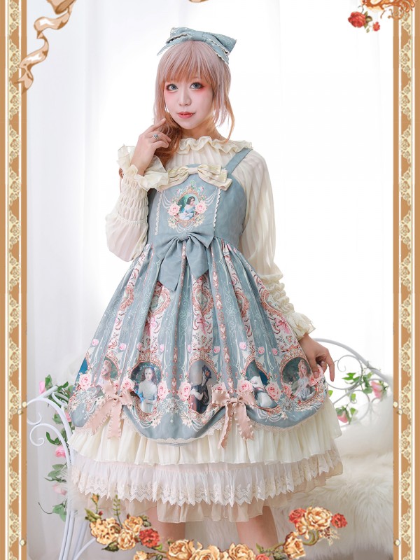 INFANTA * Portrait of a Little Lady * JSK Vintage Elegant Lolita Dress