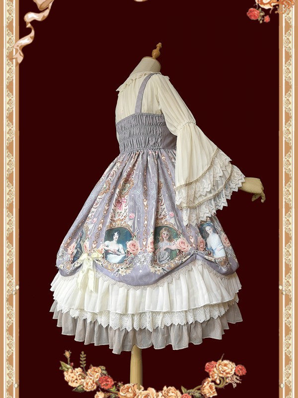 INFANTA * Portrait of a Little Lady * JSK Vintage Elegant Lolita Dress