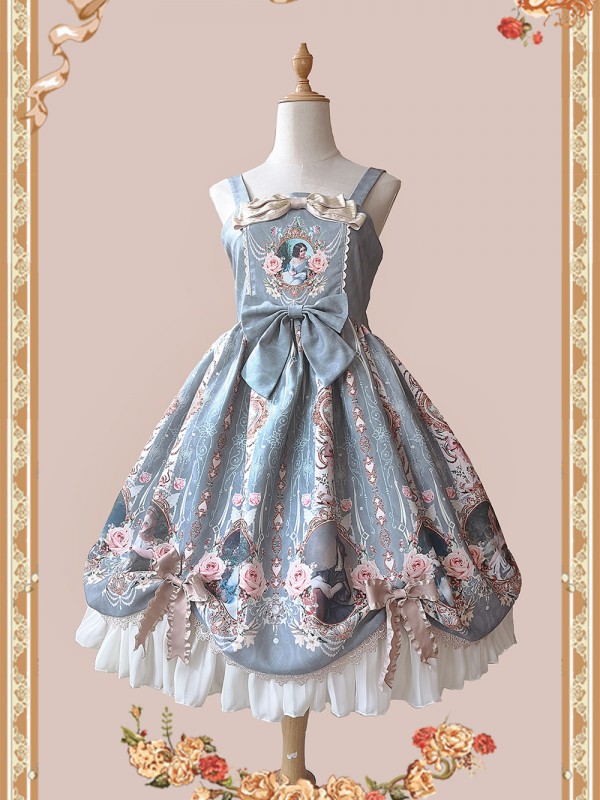 INFANTA * Portrait of a Little Lady * JSK Vintage Elegant Lolita Dress