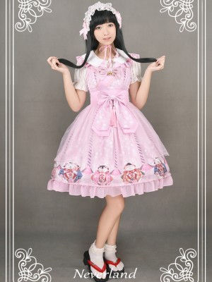 Japanese Fortune Cat Voile Jumperskirt
