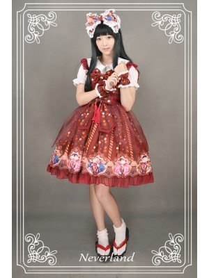 Japanese Fortune Cat Voile Jumperskirt