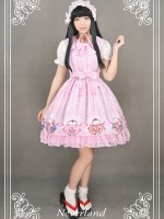Japanese Fortune Cat Sailor Collar Cat Ear Jumperskirt