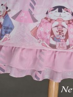 Japanese Fortune Cat Sailor Collar Cat Ear Jumperskirt Japanese Fortune Cat Sailor Collar Cat Ear Jumperskirt