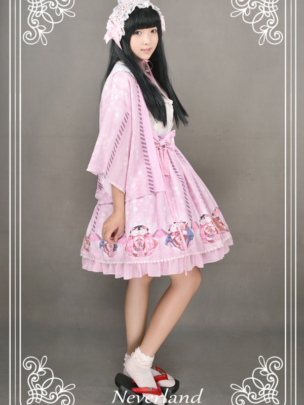 Japanese Fortune Cat Skirt