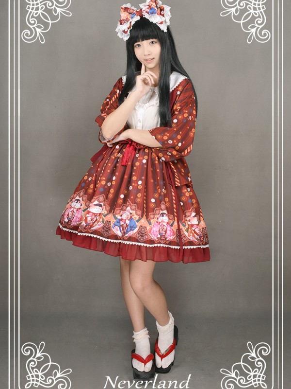 Japanese Fortune Cat Skirt