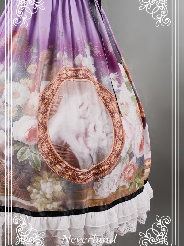 Kitty Courtyard Normal Waist Long Jumperskirt Kitty Courtyard Normal Waist Long Jumperskirt