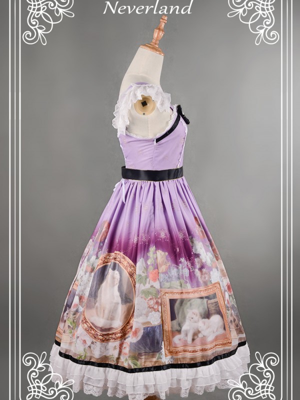 Kitty Courtyard Normal Waist Long Jumperskirt Kitty Courtyard Normal Waist Long Jumperskirt
