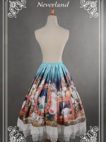 Kitty Courtyard Normal Waist Skirt