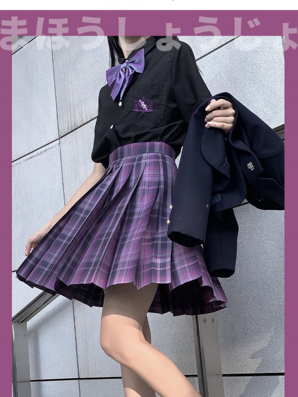 LALAJIANG JK - Magical Girl JK Uniform Plaid Skirt LALAJIANG JK - Magical Girl JK Uniform Plaid Skirt