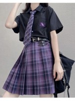 LALAJIANG JK - Magical Girl JK Uniform Plaid Skirt LALAJIANG JK - Magical Girl JK Uniform Plaid Skirt