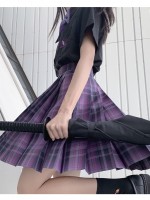 LALAJIANG JK - Magical Girl JK Uniform Plaid Skirt LALAJIANG JK - Magical Girl JK Uniform Plaid Skirt