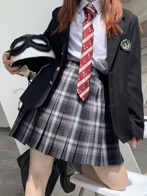 LALAJIANG JK - Starry Night Dawn JK Uniform Plaid Skirt