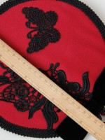 Lace Butterfly Fringe Chinese Style Mini Top Hat Lace Butterfly Fringe Chinese Style Mini Top Hat