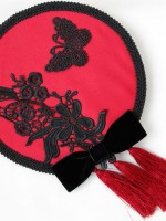 Lace Butterfly Fringe Chinese Style Mini Top Hat Lace Butterfly Fringe Chinese Style Mini Top Hat