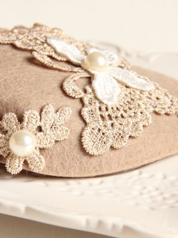 Lace Butterfly Pearl Lady Mini Top Hat Lace Butterfly Pearl Lady Mini Top Hat