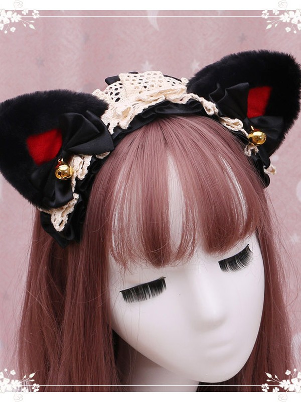Lace Cat Ear Lolita KC Lace Cat Ear Lolita KC