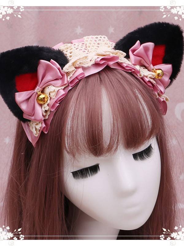 Lace Cat Ear Lolita KC Lace Cat Ear Lolita KC