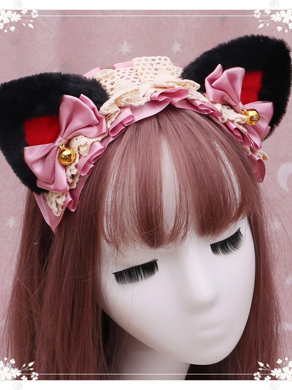 Lace Cat Ear Lolita KC