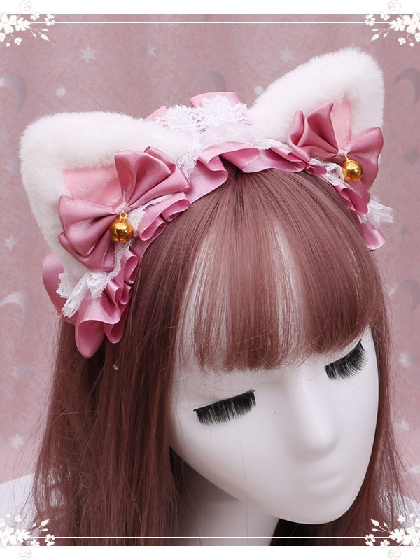 Lace Cat Ear Lolita KC