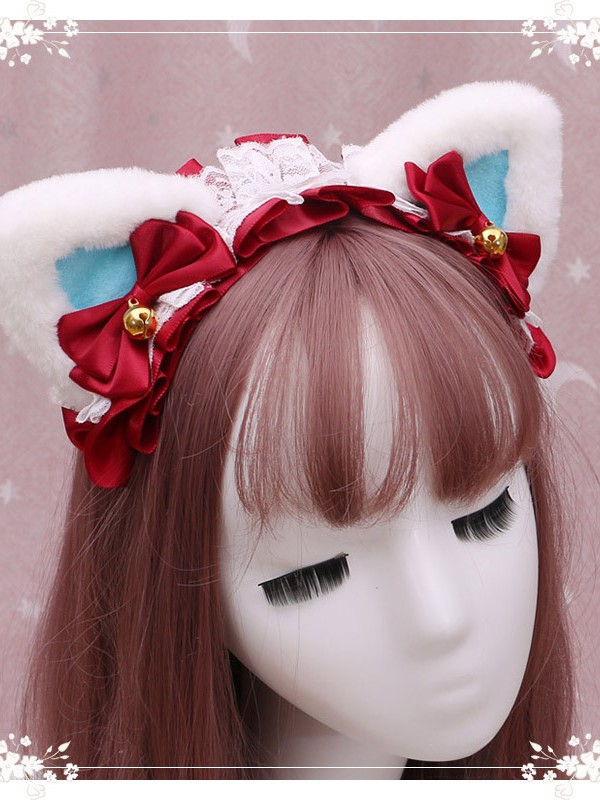 Lace Cat Ear Lolita KC