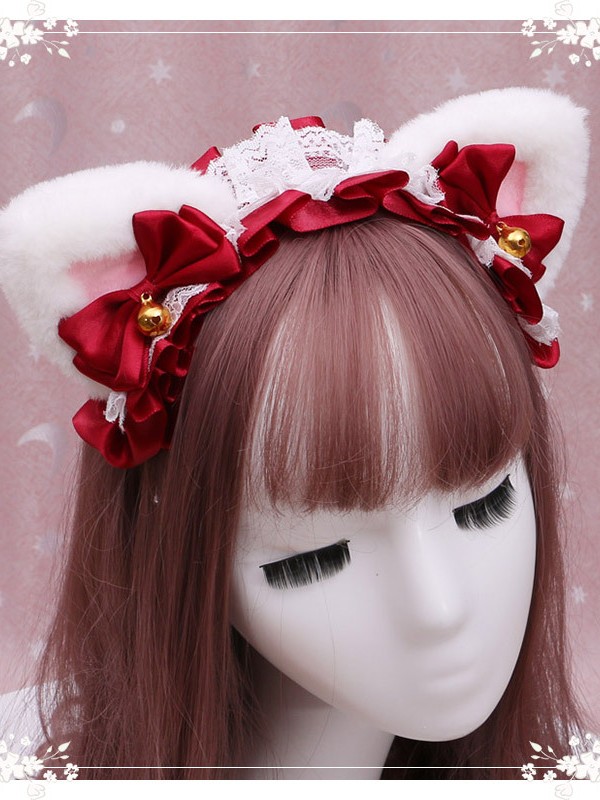 Lace Cat Ear Lolita KC