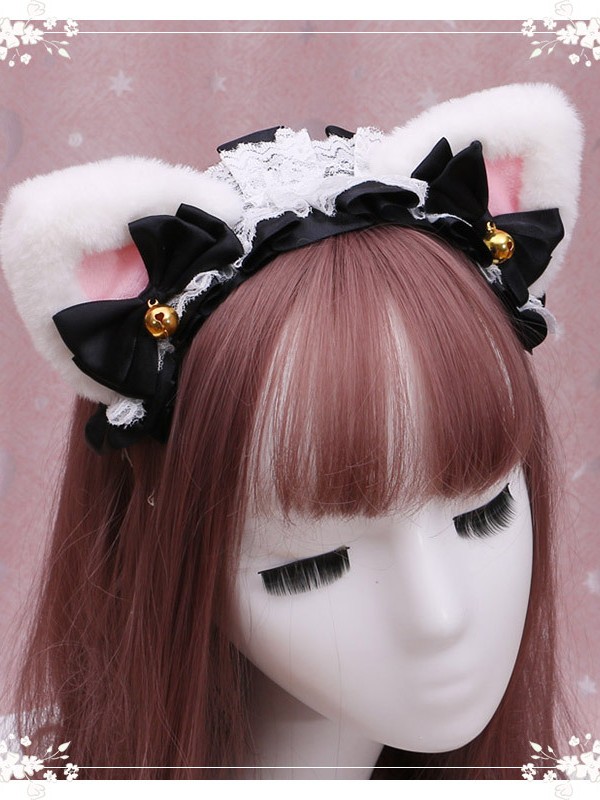 Lace Cat Ear Lolita KC