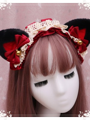 Lace Cat Ear Lolita KC