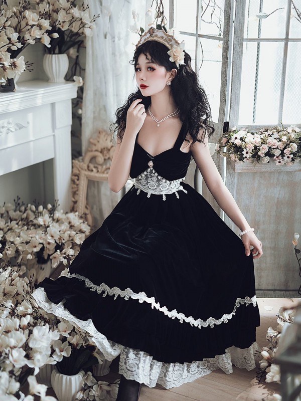 Lady Moranna Velvet Jumperskirt Lady Moranna Velvet Jumperskirt