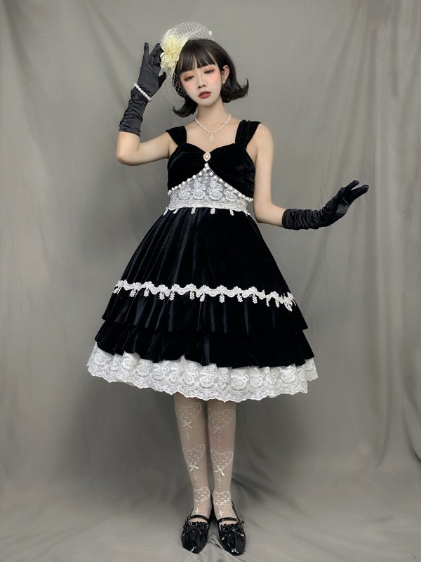 Lady Moranna Velvet Jumperskirt Lady Moranna Velvet Jumperskirt