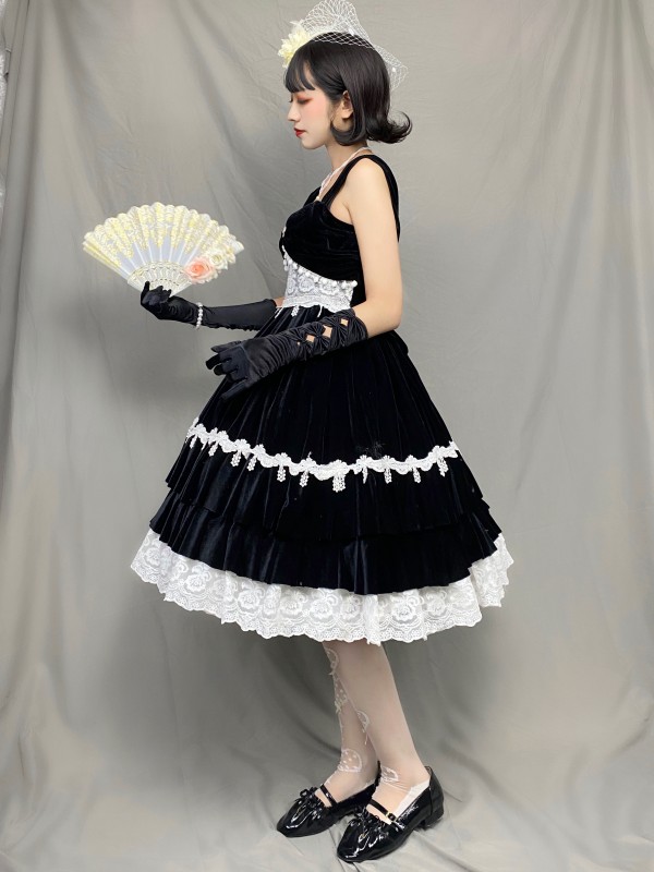 Lady Moranna Velvet Jumperskirt Lady Moranna Velvet Jumperskirt