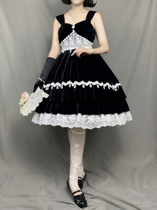 Lady Moranna Velvet Jumperskirt Lady Moranna Velvet Jumperskirt