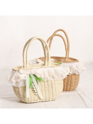Lily of the Valley Lolita Wicker Bag