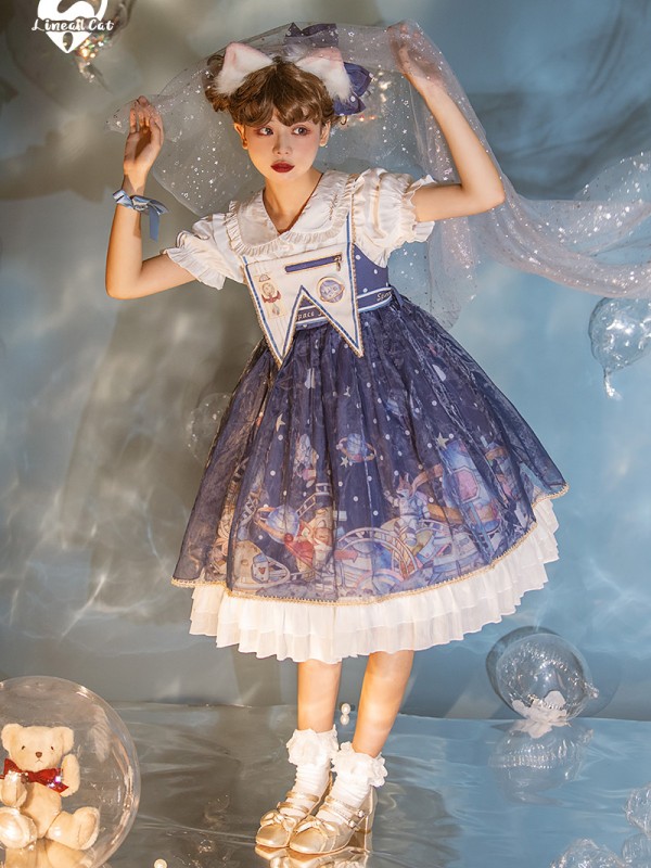 Line Ball Cat - Aerospace Jumperskirt Line Ball Cat - Aerospace Jumperskirt