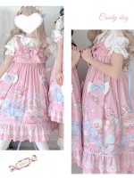Line Ball Cat - Candy Dog Jumperskirt Line Ball Cat - Candy Dog Jumperskirt