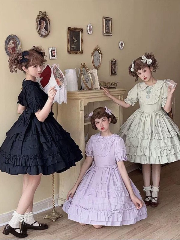【Little Ice Cream】~Pure color lolita skirt~Summer One-piece 【Little Ice Cream】~Pure color lolita skirt~Summer One-piece