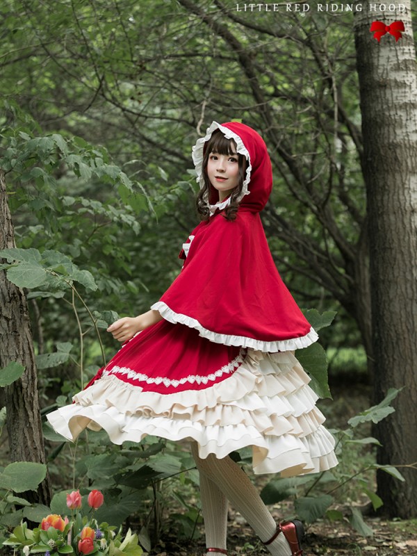 Little Red Riding Hood Full Set Jumperskirt