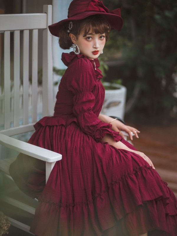 Little Women Vintage Long Sleeve One-piece