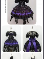 Lolita Black Sweet Gothic Devil Black Red Lolita Black Sweet Gothic Devil Black Red