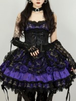Lolita Black Sweet Gothic Devil Black Red Lolita Black Sweet Gothic Devil Black Red